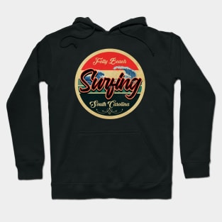 Folly Beach, South Carolina Surf Hoodie